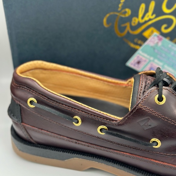 SPERRY GOLD CUP AUTHENTIC MAKO 2-EYE BOAT SHOES - Picture 3 of 9